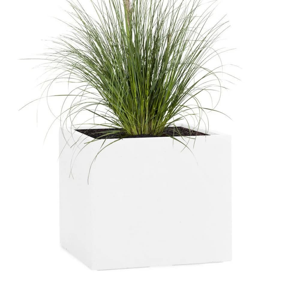 Pflanzwerk® Pflanzkübel CUBE Premium Fiberglas Blumenkübel Frostbeständig - Bild 2