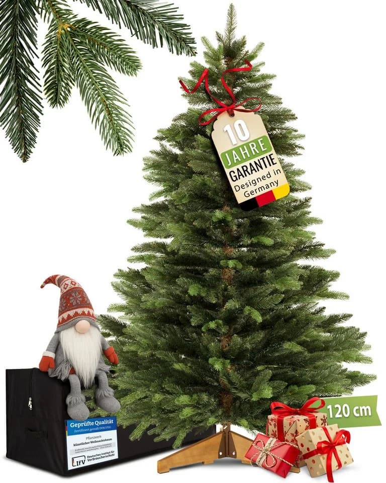 Pflanzwerk® Künstlicher Weihnachtsbaum Nordmanntanne 10-Jahres-Garantie - Bild 2
