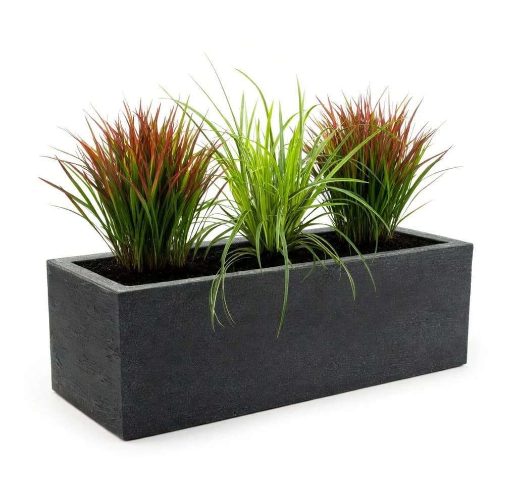 Pflanzwerk® Pflanzkübel Premium Anthrazit Frostsicher Lotus-Effekt - Bild 2