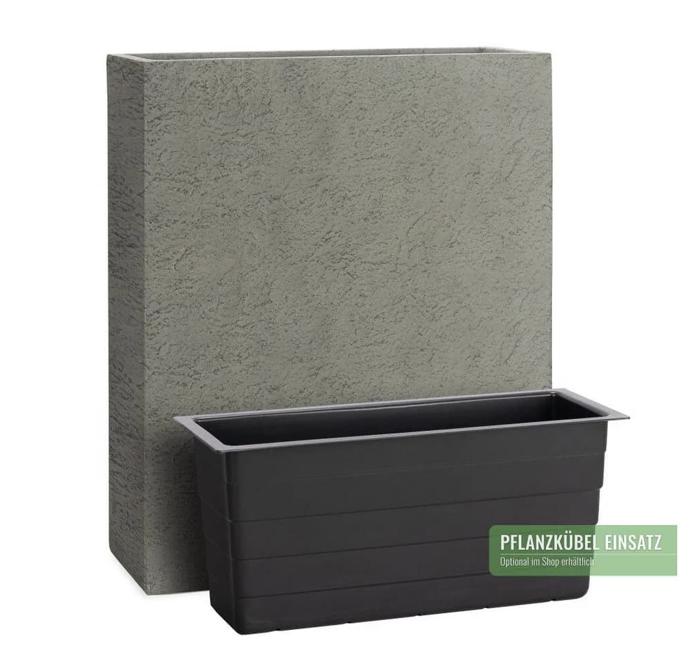 Pflanzwerk DIVIDER Pflanzkübel Grau Fiberglas Raumteiler - Bild 5