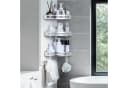 Yorbay Duschablage 3-teilig Aluminium Silber Bohrungsfrei Bild 1