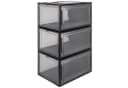 Yorbay Schuhbox 3er Set stapelbarer Schuhorganizer Bild 2