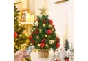 Yorbay Mini Weihnachtsbaum mit warmweißen LEDs und Fernbedienung Bild 1