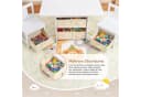 Yorbay Kindersitzgruppe Kindertisch mit 2 Stühlen, mit 6 Aufbewahrungskörben, Weiß + Beige Bild 5