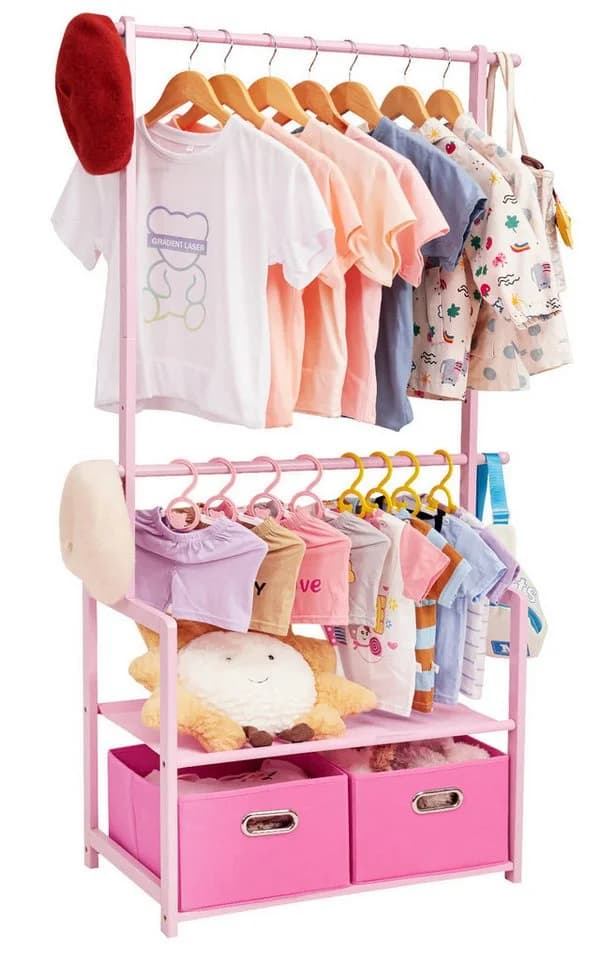 Yorbay Kinderkleiderständer Bambus - Bild 2