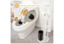 Yorbay WC-Garnitur Toilettenpapierhalter Bambus Bild 4