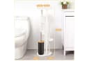 Yorbay WC-Garnitur Toilettenpapierhalter Bambus Bild 5