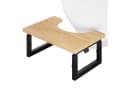 Yorbay Toilettenhocker Bambus Klappfunktion 3-Stufen Höheneinstellung Bild 2