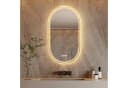 Yorbay LED Badspiegel Oval Antibeschlag 80x50cm Ohne Rahmen Bild 2
