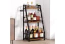 Yorbay Weinregal Stehend, Weinständer aus Holz & Metal 40x30x80cm, Gewürzregal für Küche, Wohnzimmer, Kaffee - Bar Bild 1