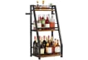 Yorbay Weinregal Stehend, Weinständer aus Holz & Metal 40x30x80cm, Gewürzregal für Küche, Wohnzimmer, Kaffee - Bar Bild 2