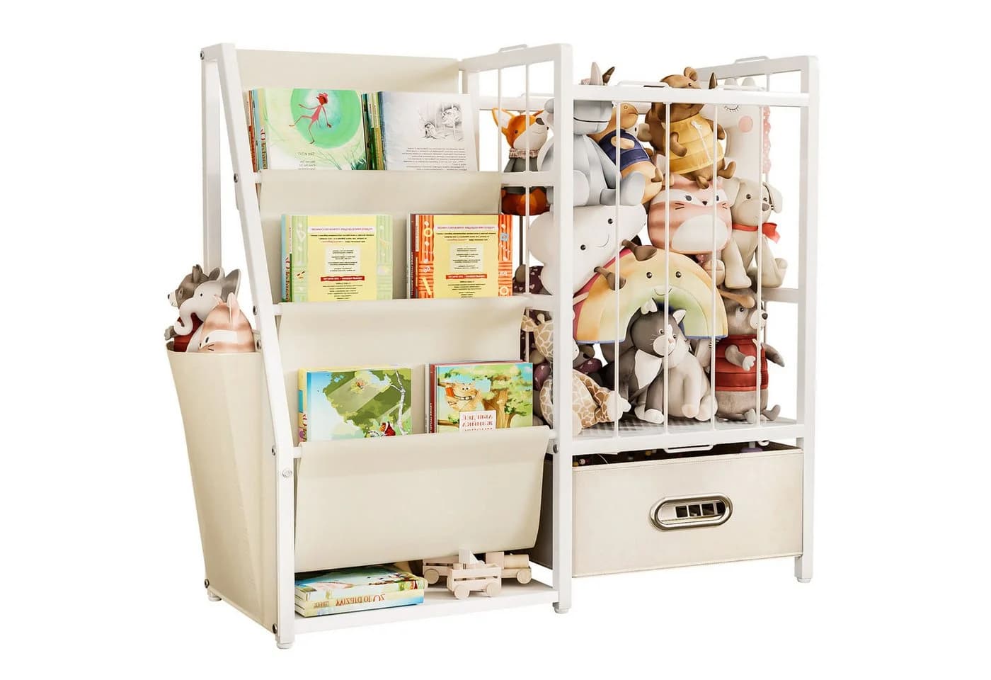 Yorbay Spielzeugtruhe 2 in 1 Bücherregal Kinderregal - Bild 2