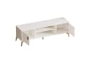 Yorbay Lowboard TV Schrank Weiß Metallbeine Goldene Griffe Bild 1