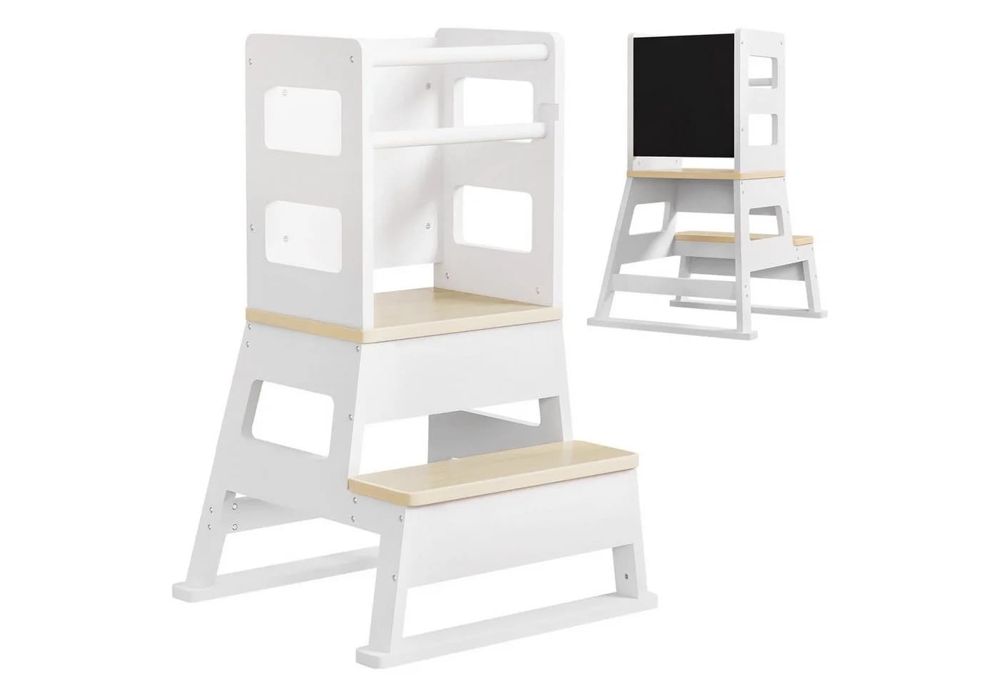 Yorbay Stehhilfe Lernturm mit Tafel & Treppe - Bild 2
