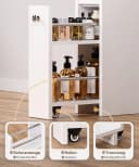 Yorbay Badkommode Badezimmerschrank Toilettenschrank, mit Schubladen für schmale Nischen Bild 1