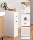 Yorbay Badkommode Badezimmerschrank Toilettenschrank, mit Schubladen für schmale Nischen Bild 4