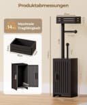 Yorbay Toilettenpapierhalter Bambus Badezimmerschrank Bild 4