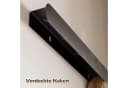 Yorbay Wandgarderobe mit Ablagebrett, Metall, 6 verdeckte Garderobenhaken Bild 3