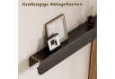 Yorbay Wandgarderobe mit Ablagebrett, Metall, 6 verdeckte Garderobenhaken Bild 4