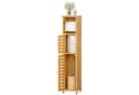 Yorbay Toilettenpapierhalter Schmaler Badezimmerschrank Bambus Bild 2