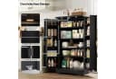 Yorbay Mehrzweckschrank mit LED-Beleuchtung & verstellbaren Regalen Bild 3