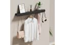 Yorbay Wandgarderobe Metall mit Ablage & 6 Haken Bild 2