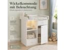 Yorbay Wickelkommode mit LED Licht und Stauraum Bild 1