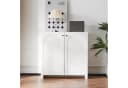 Yorbay Sideboard mit Bogenmuster Creme-Weiß Bild 3