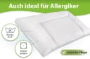 franknatur Bauchschläferkissen Bea - 100% Baumwolle, Weiches Flachkissen Bild 5