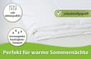 franknatur Kinderbettdecke Sommer Lyocell 100% Baumwolle Weiß Bild 3