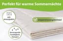 franknatur Sommerdecke Lyocell Bio Füllung 100% Lyocell/Tencel® Bezug 100% Baumwolle kbA Bild 4