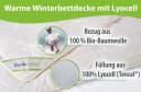 franknatur Winterdecke Lyocell Bio, 100% Baumwolle kbA, Beige Bild 1