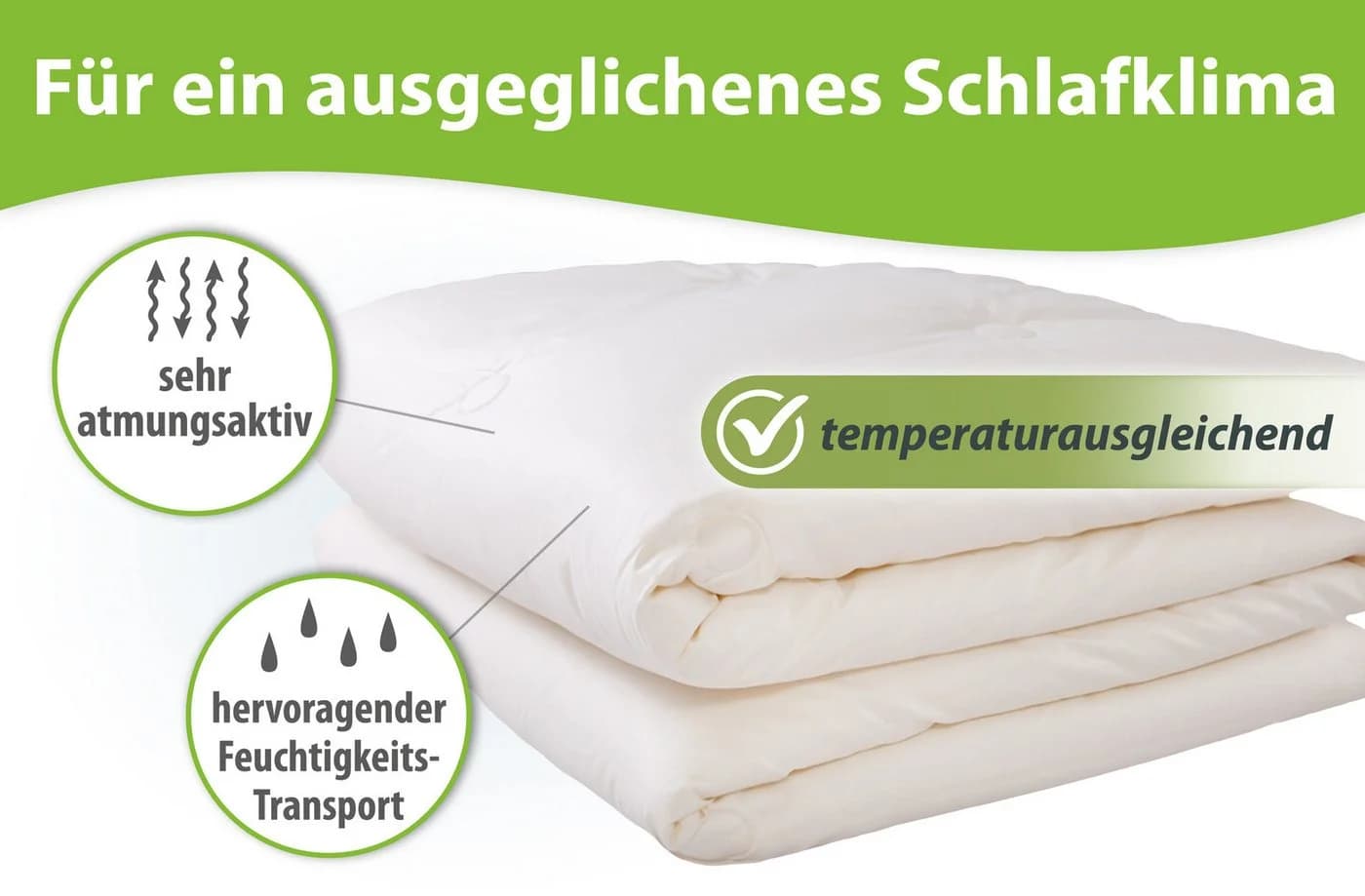 franknatur Naturfaserbettdecke Ganzjahresdecke Lyocell Bio Baumwolle - Bild 4