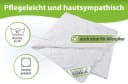 franknatur Naturfaserbettdecke Gabrina - 60% Seide 40% Baumwolle Sommerdecke Bild 4