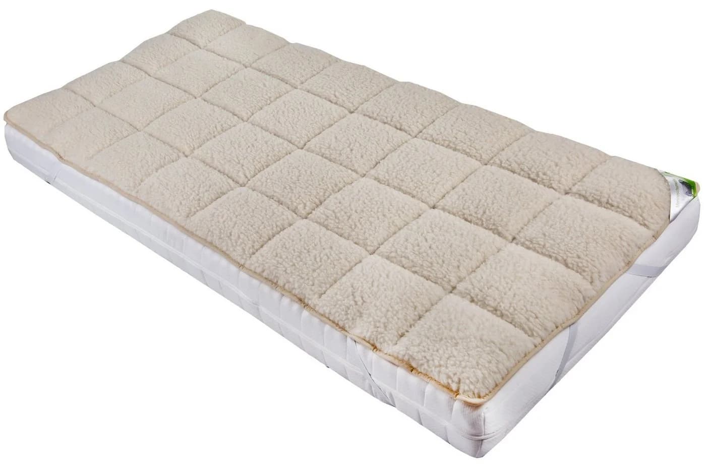 franknatur Topper Auflage Lammflor Schurwolle Ganzjährig Beige