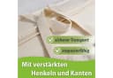 franknatur Aufbewahrungstasche 2-tlg. 100% Baumwolle Natur Bild 3