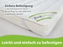 franknatur Topper Unterbett Baumwolle 100% Naturmaterial Weiß Bild 3