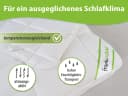 franknatur Topper Unterbett Baumwolle 100% Naturmaterial Weiß Bild 4