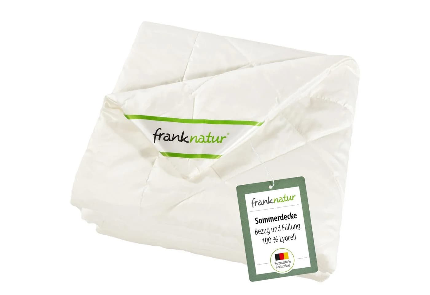 franknatur Sommerdecke Lyocell 100% Weiß - Bild 2