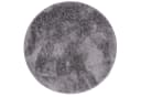 Snapstyle Hochflor-Teppich Shaggy Silber Rund 48mm Florhöhe Bild 1