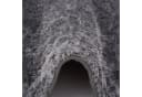 Snapstyle Hochflor-Teppich Shaggy Silber Rund 48mm Florhöhe Bild 3