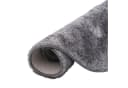 Snapstyle Hochflor-Teppich Shaggy Silber Rund 48mm Florhöhe Bild 4