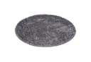 Snapstyle Hochflor-Teppich Shaggy Silber Rund 48mm Florhöhe Bild 5