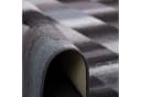 Snapstyle Designteppich Mystic Karo Blau Grau Velour Bild 3