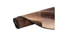Snapstyle Designteppich Mystic Karo Rund Veloursteppich Braun Bild 3