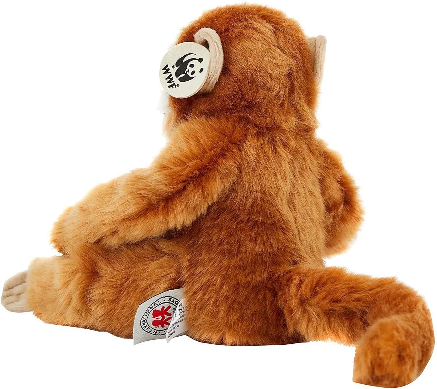 WWF Kuscheltier Affenbaby Hellbraun 23cm - Bild 3