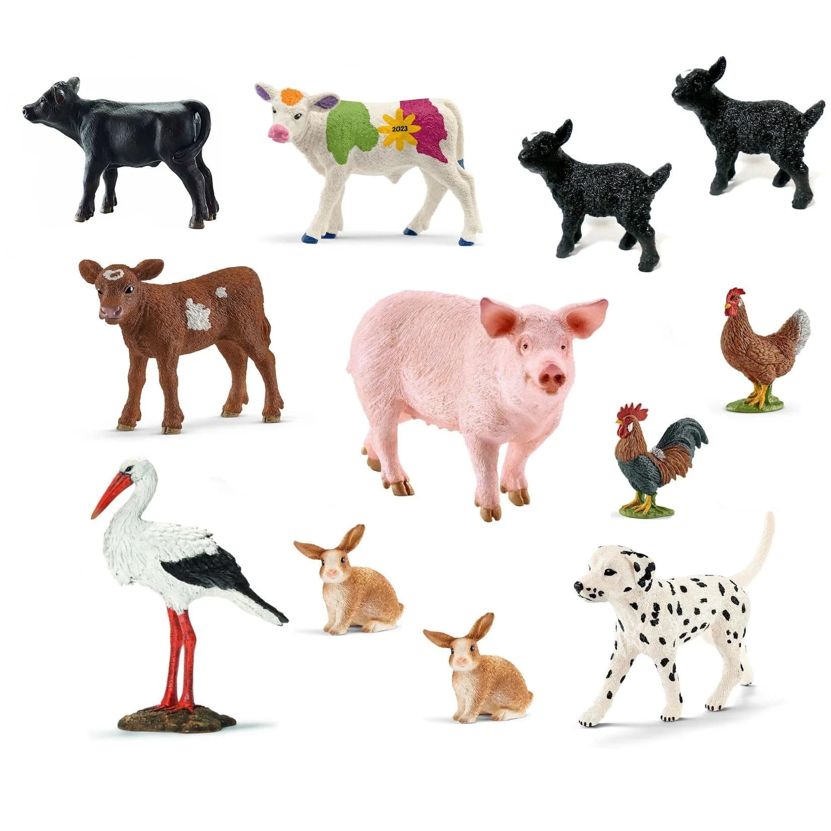 Schleich® Bauernhof-Set 17 Tierfiguren
