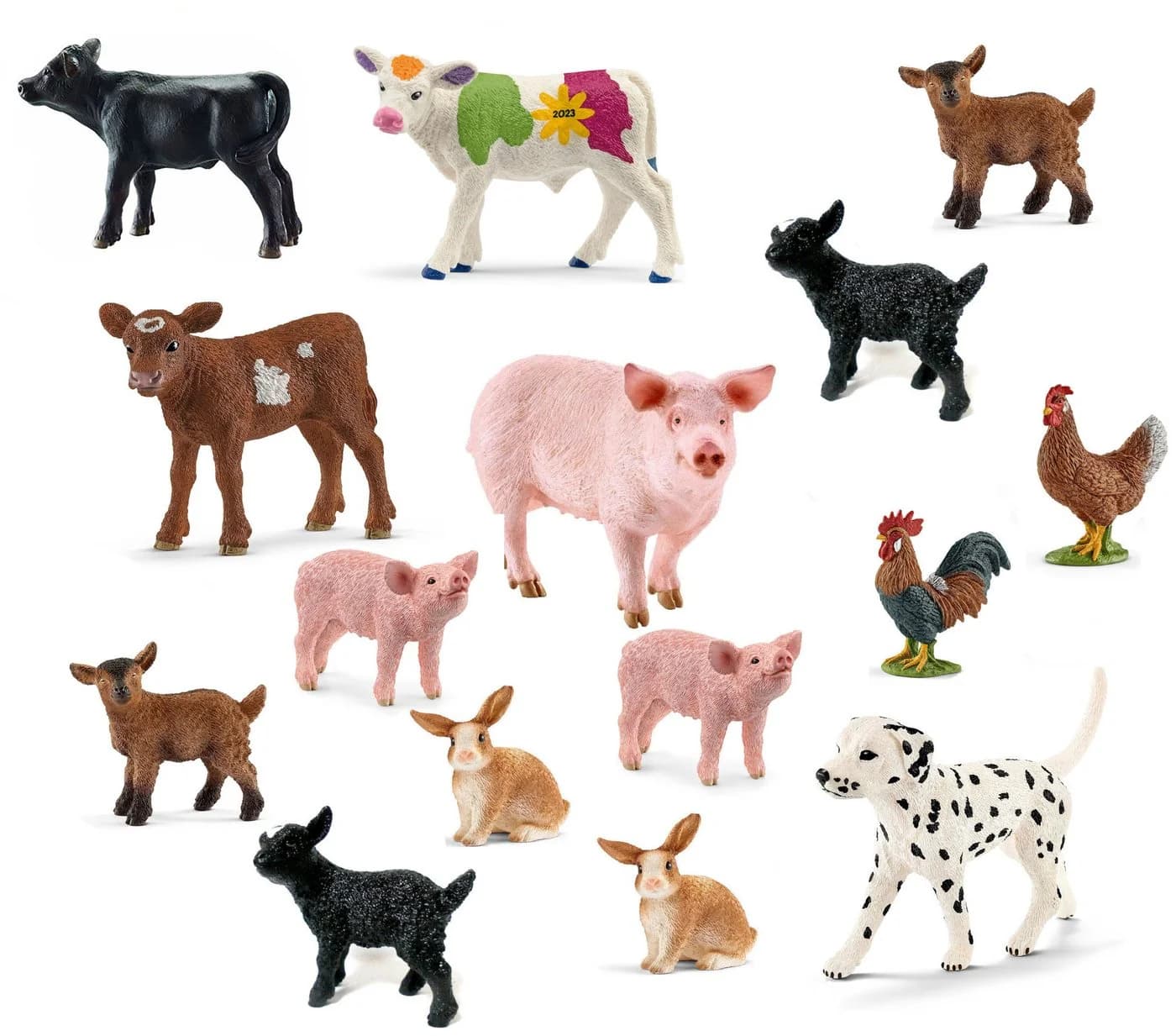 Schleich Tierfiguren Bauernhof-Set 15 Tiere - Bild 3
