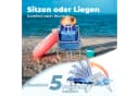 HOMECALL Klappstuhl Strandstuhl Leicht mit Kühltasche - Blau Bild 2