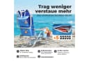 HOMECALL Klappstuhl Strandstuhl Leicht mit Kühltasche - Blau Bild 4